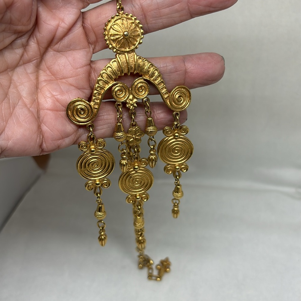 Stupendous Vendome Etruscan Revival necklace - Picture 5 of 13